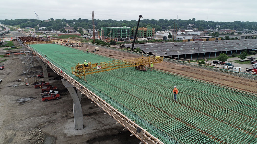 Structural steel for the I-74 crossing
