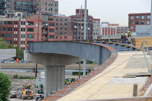 The WB flyover bridge is expected to be open to traffic by this construction season’s end.
