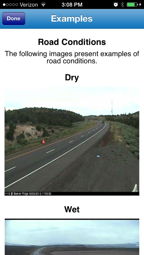 The Citizen Reporter app allows drivers and road workers to inform UDOT of roads conditions in real time.