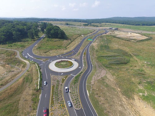 The Virginia DOT determined a diverging diamond interchange was the preferred design solution